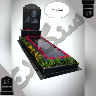 سنگ قبر گرانیت مشکی برزیلی