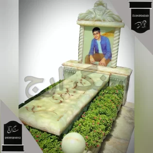 سنگ قبر مرمر سبز