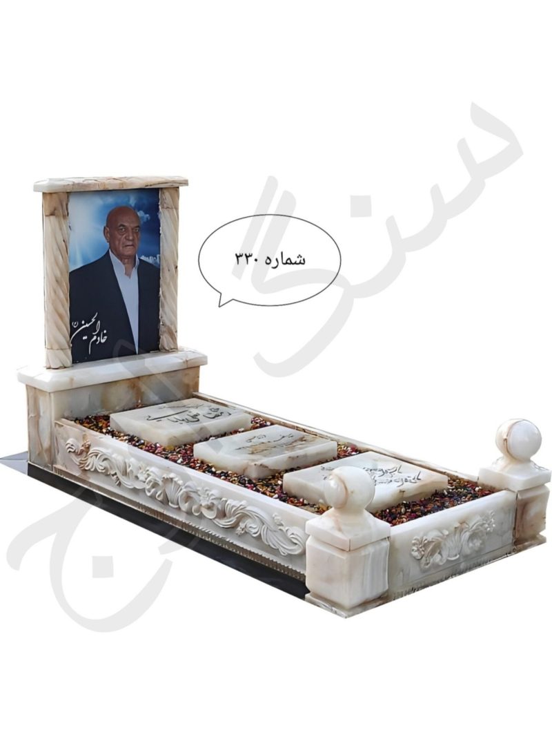 سنگ قبر مرمر زیتونی