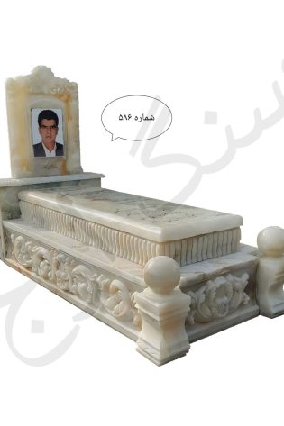 سنگ قبر مرمر سفید