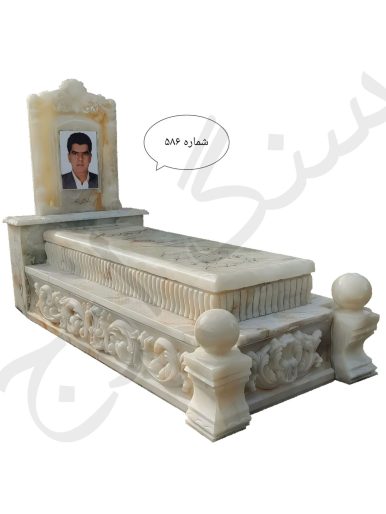 سنگ قبر مرمر سفید
