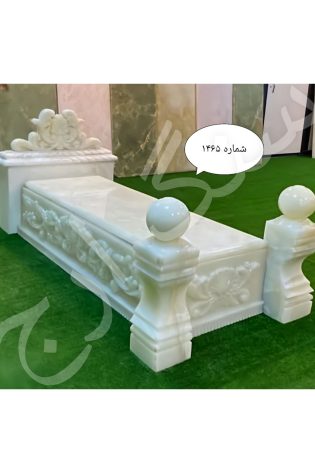 سنگ قبر مرمر سفید سوپر درجه یک