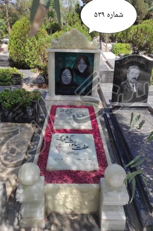 سنگ قبر مرمر سفید