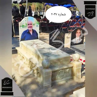 سنگ قبر مرمر سفید