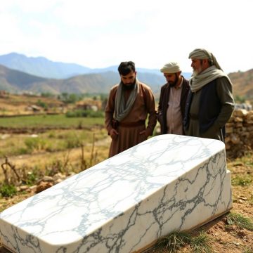 سنگ قبر سفید