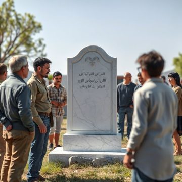 سنگ قبر سفید