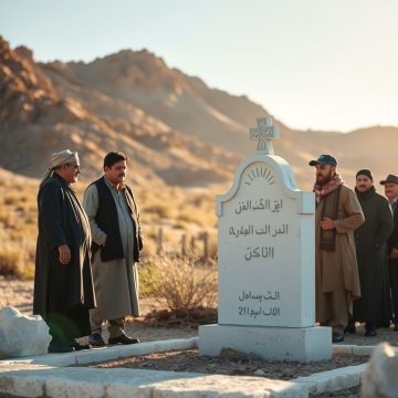 سنگ قبر سفید
