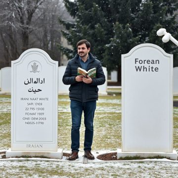 سنگ قبر سفید