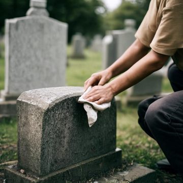 سنگ قبر ساده و شیک