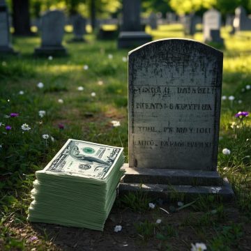 سنگ قبر ساده و شیک