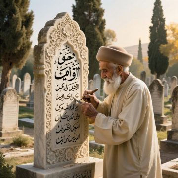 شعر برای سنگ قبر پدر