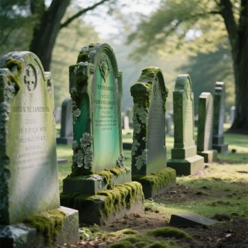 سنگ قبر سبز