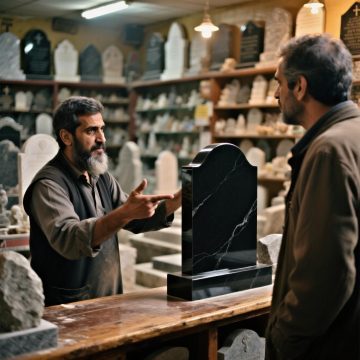 قیمت سنگ قبر گرانیت مشکی