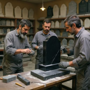 قیمت سنگ قبر گرانیت مشکی