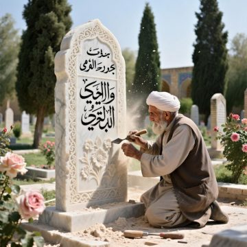 قیمت سنگ قبر نانو سفید ایرانی چقدر است؟