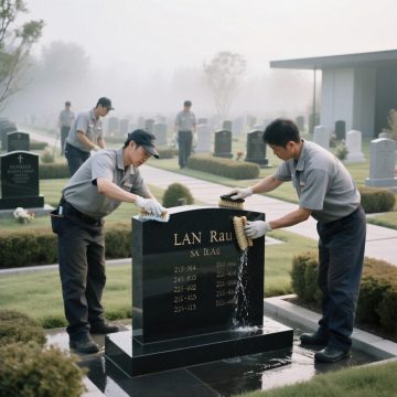 سنگ قبر چگونه نصب می‌شود؟