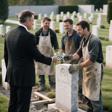 سنگ قبر چگونه نصب می‌شود؟