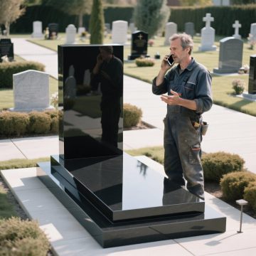 سنگ قبر چگونه نصب می‌شود؟