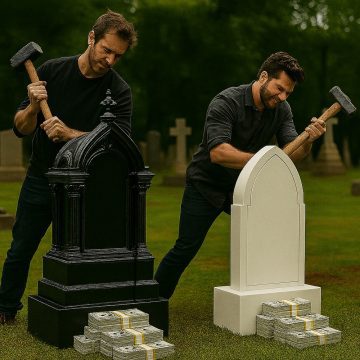 تفاوت سنگ قبر مشکی و سفید | انتخاب بهترین رنگ برای مزار