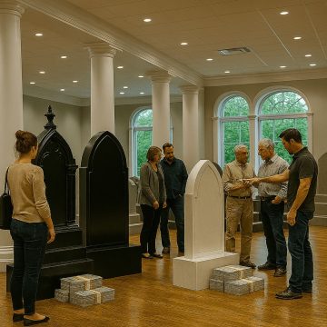 تفاوت سنگ قبر مشکی و سفید | انتخاب بهترین رنگ برای مزار