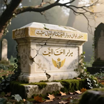 سنگ قبر مرمر کرمی