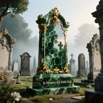 کدام رنگ مرمر برای سنگ قبر بهتر است؟