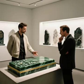 کدام رنگ مرمر برای سنگ قبر بهتر است؟