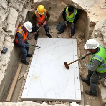 انواع سنگ قبر مرمر