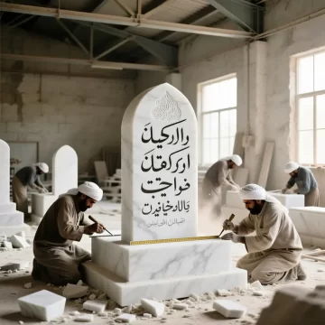 سنگ قبر مرمریت ازنا