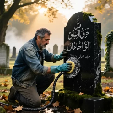 نحوه تمیز کردن سنگ قبر گرانیت چگونه است؟