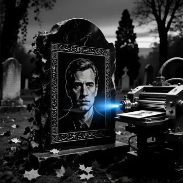 آیا میتوان روی سنگ قبر گرانیت عکس لیزری یا رنگی چاپ کرد؟