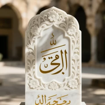 سنگ قبر مرمریت کریستال