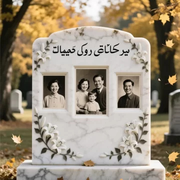 سنگ قبر مرمریت کریستال