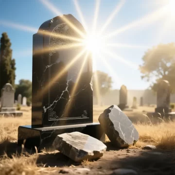 آیا رنگ سنگ قبر گرانیت با گذر زمان تغییر می‌کند؟