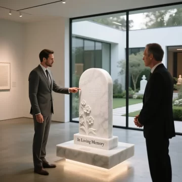 آیا می‌توان سنگ قبر مرمریت با طرح سفارشی سفارش داد؟