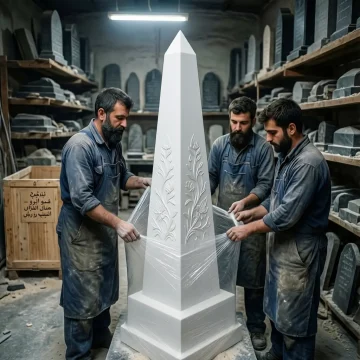 سفارش آنلاین سنگ قبر نانو