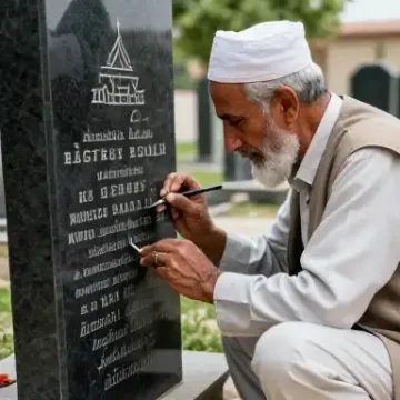 قیمت سنگ قبر ساده و شیک