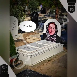 سنگ قبر نانو سفید